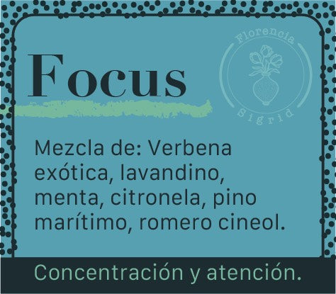 Roll on aromaterapia FOCUS 10 ml