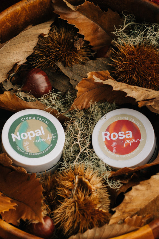 Crema facial Nopal y Árbol de té 🌵💚